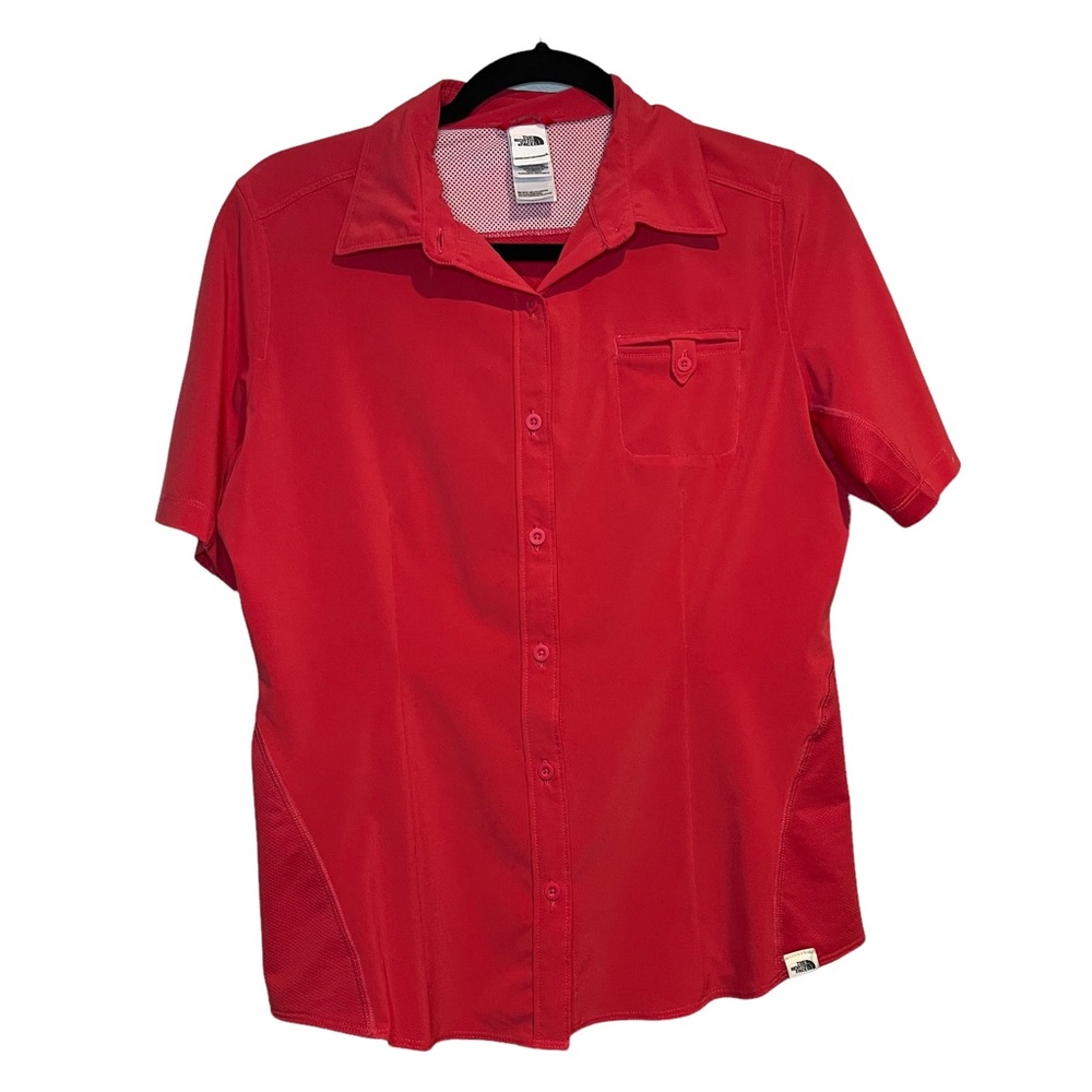 The North Face Womens Outdoor Coral Short Sleeve Top Small
